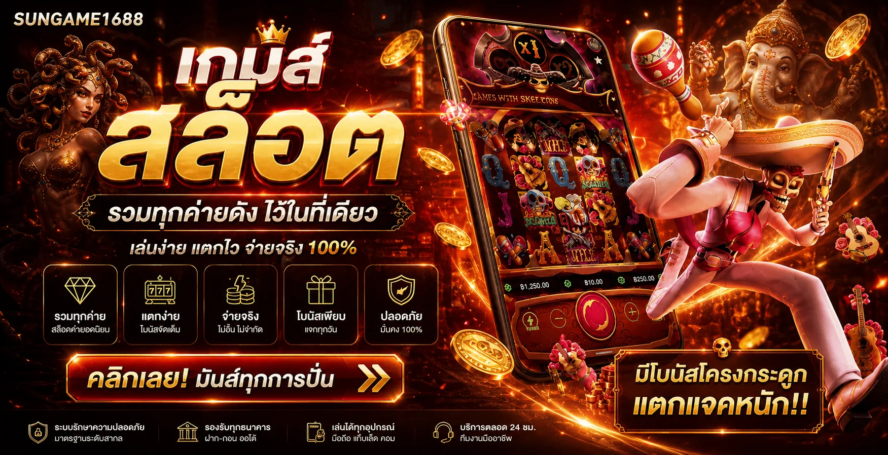 โปรโมชั่นแนะนำ sungame1688